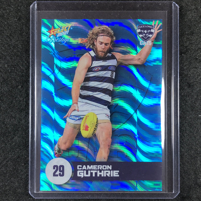 2021 Select AFL Prestige CAMERON GUTHRIE Blue 006/125