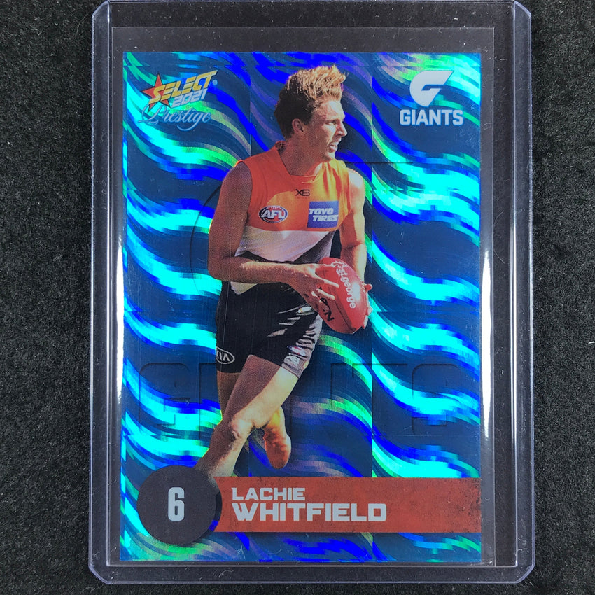 2021 Select AFL Prestige LACHIE WHITFIELD Blue 010/125