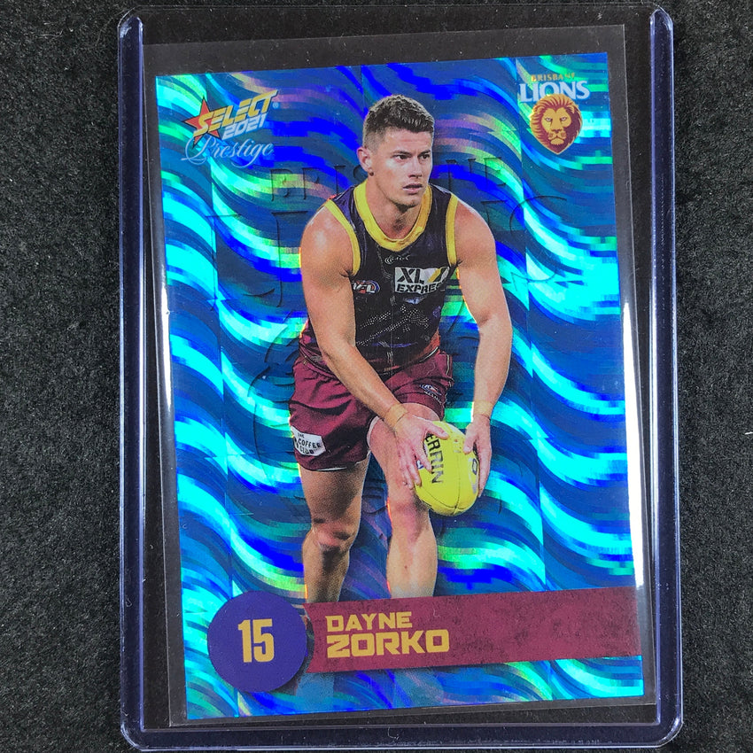 2021 Select AFL Prestige DAYNE ZORKO Blue 84/125