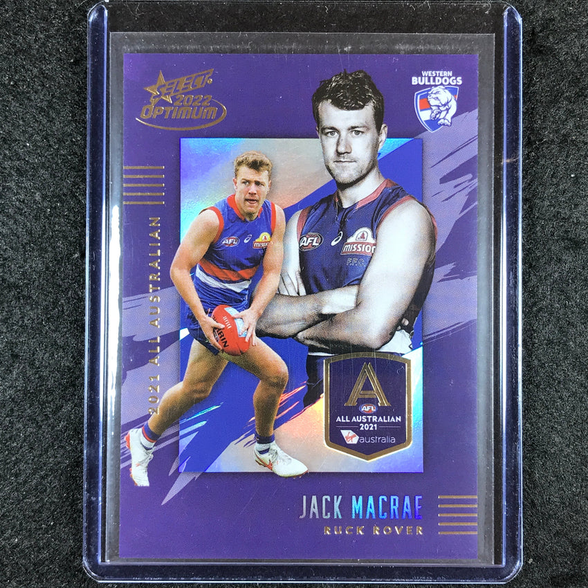 2022 Select AFL Optimum JACK MACRAE 2021 All Australian 92/195