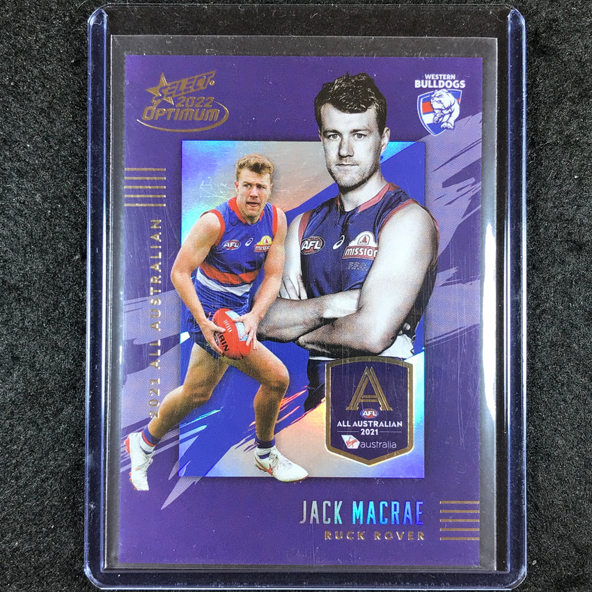2022 Select AFL Optimum JACK MACRAE 2021 All Australian 38/195
