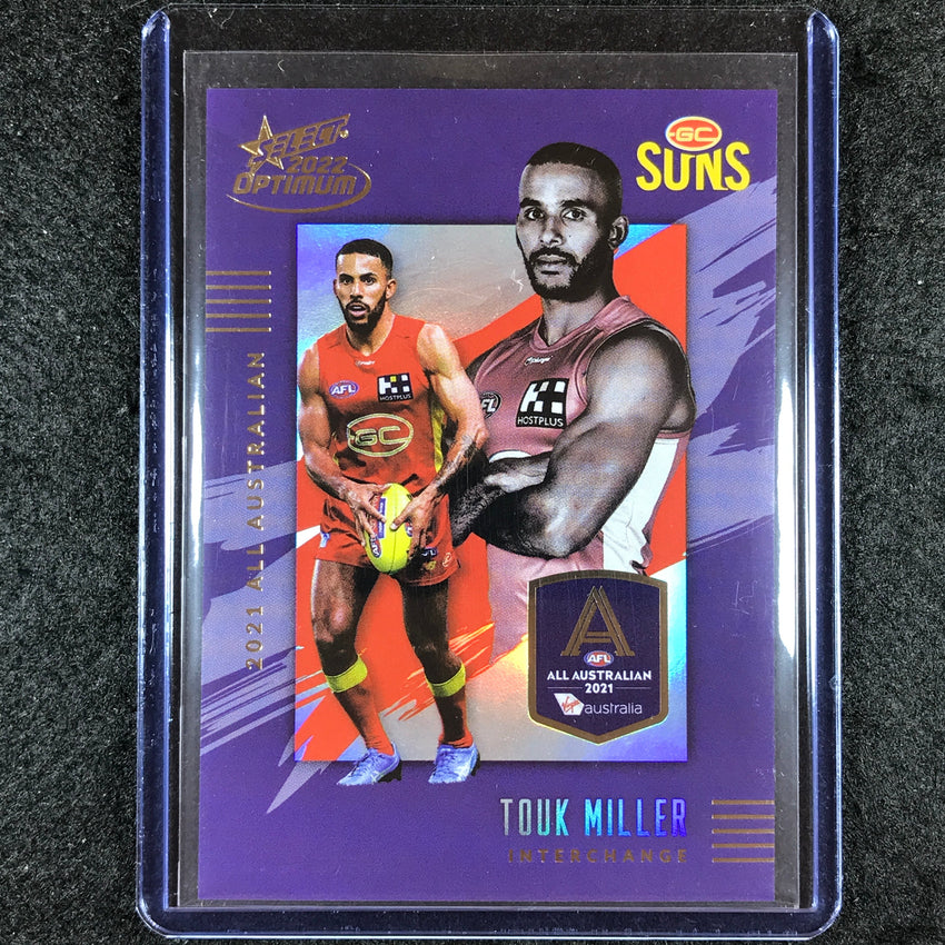 2022 Select AFL Optimum TOUK MILLER 2021 All Australian 74/195
