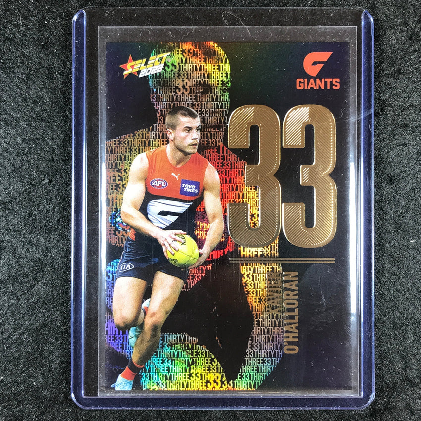2022 Select AFL Footy Stars XAVIER O'HALLORAN Numbers Midnight 34/130