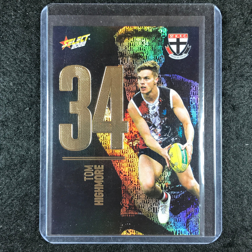 2022 Select AFL Footy Stars TOM HIGHMORE Numbers Midnight 53/130