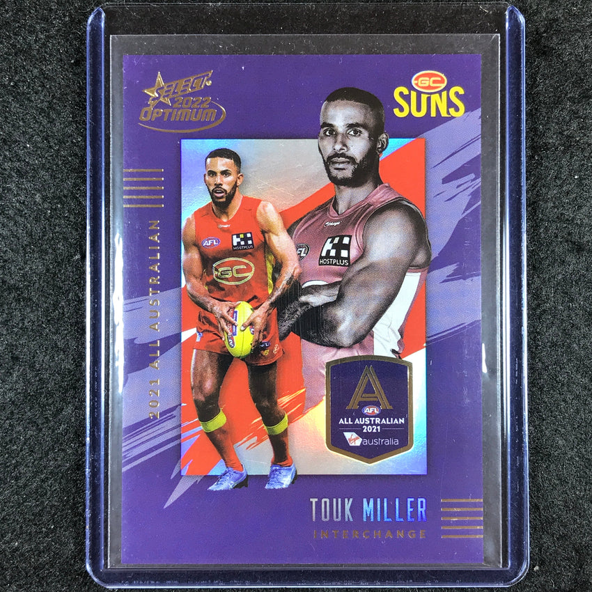 2022 Select AFL Optimum TOUK MILLER 2021 All Australian 177/195