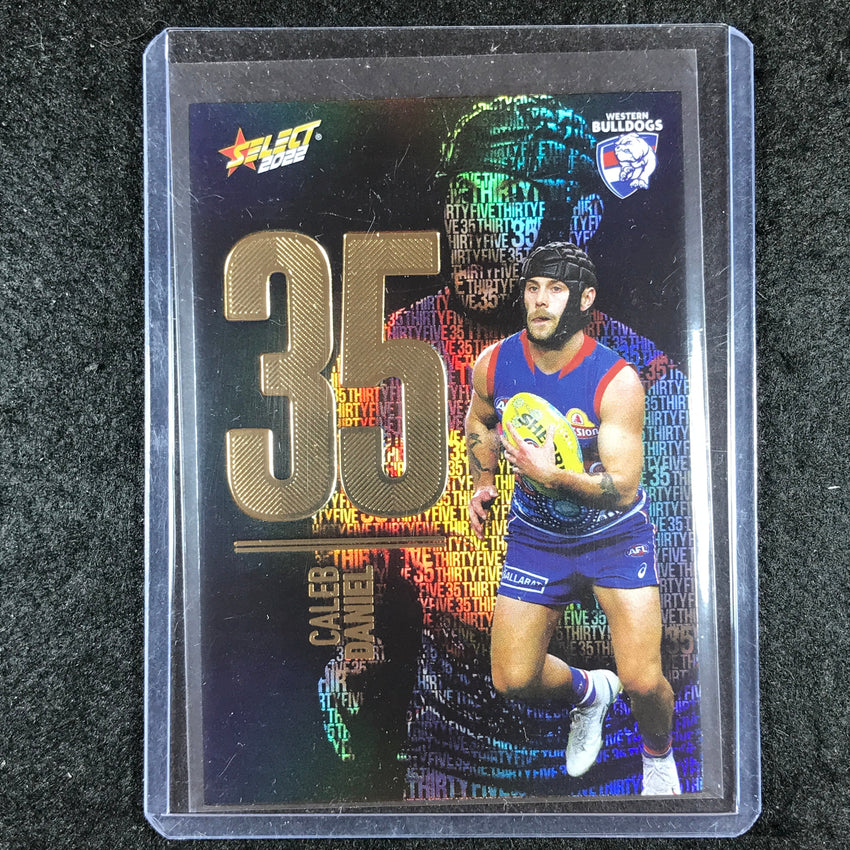 2022 Select AFL Footy Stars CALEB DANIEL Numbers Midnight 61/130