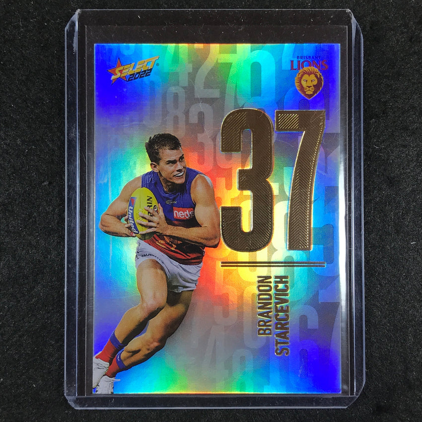 2022 Select AFL Footy Stars BRANDON STARCEVICH Numbers Daylight 005/190