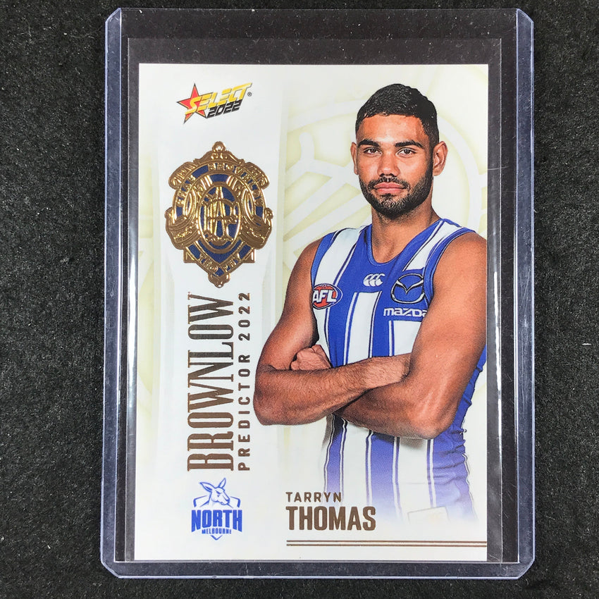 2022 Select AFL Footy Stars TARRYN THOMAS Brownlow Predictor Gold 70/185