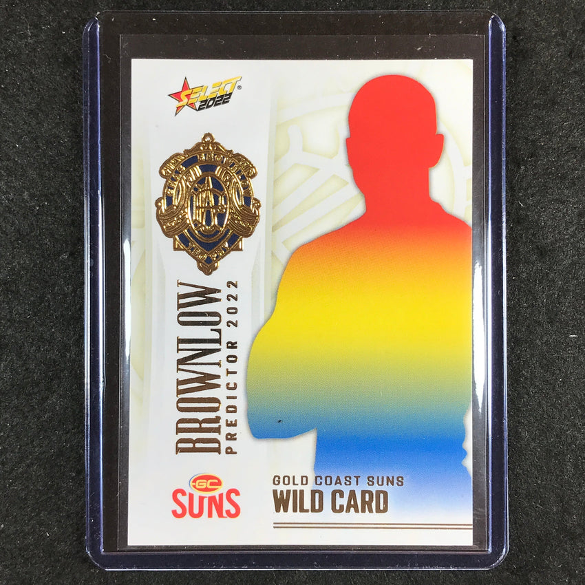 2022 Select AFL Footy Stars GOLD COAST WILDCARD Brownlow Predictor Gold 25/185