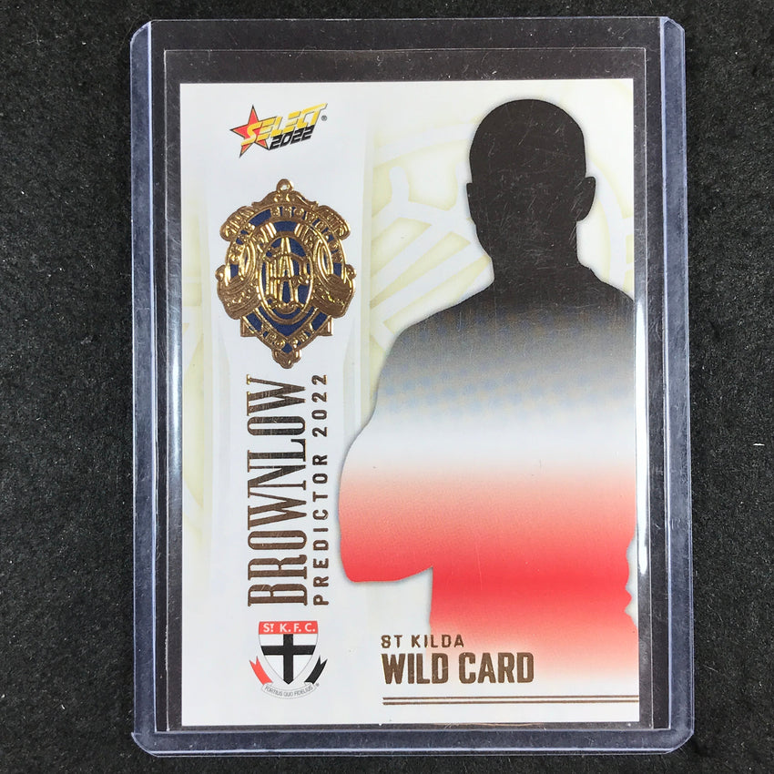 2022 Select AFL Footy Stars ST KILDA WILDCARD Brownlow Predictor Gold 25/185