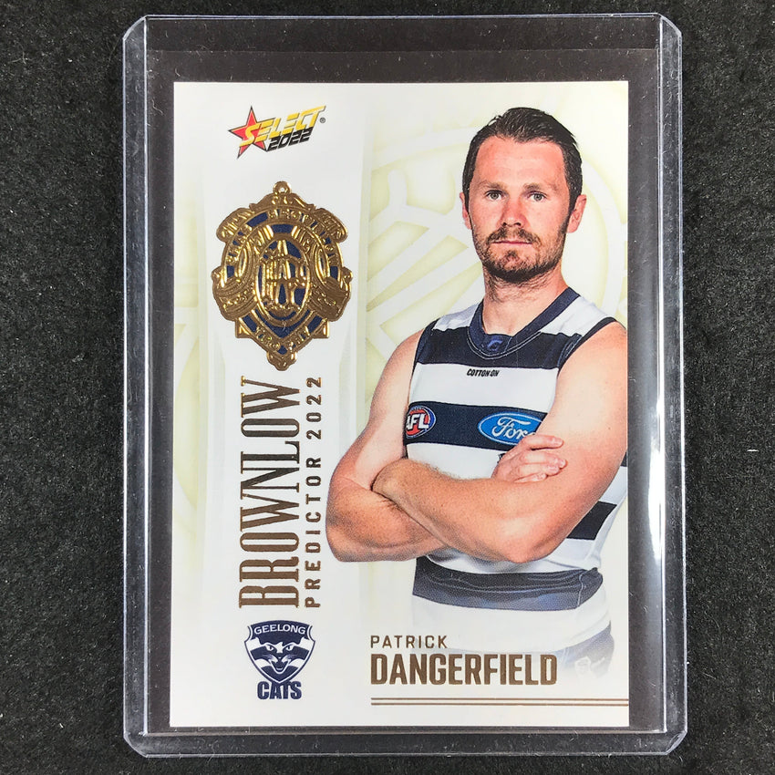 2022 Select AFL Footy Stars PATRICK DANGERFIELD Brownlow Predictor Gold 26/185