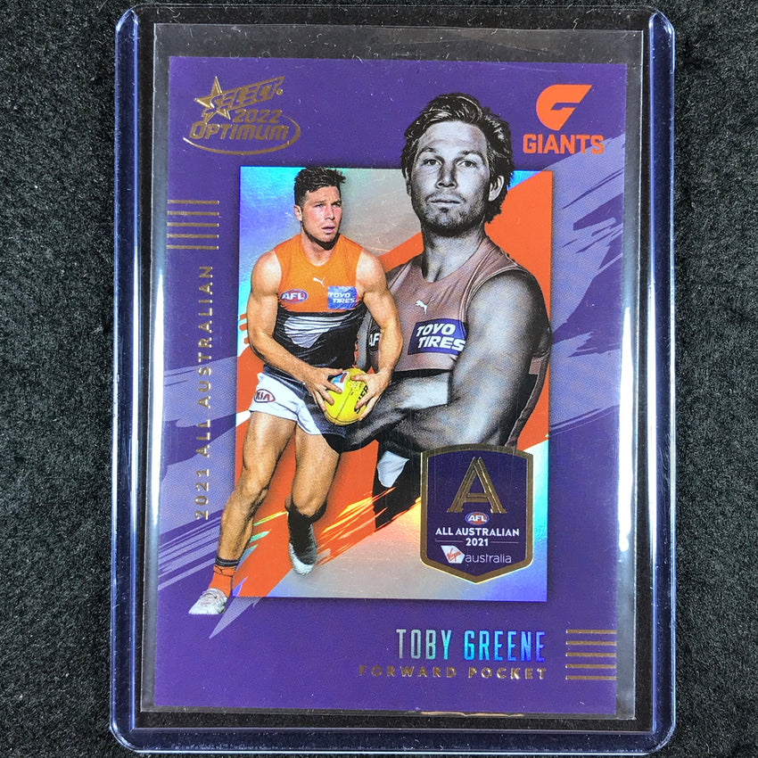 2022 Select AFL Optimum TOBY GREENE 2021 All Australian 141/195