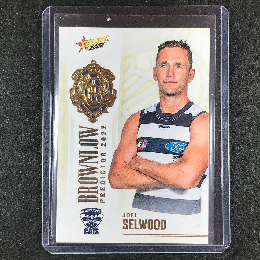 2022 Select AFL Footy Stars JOEL SELWOOD Brownlow Predictor Gold 103/185