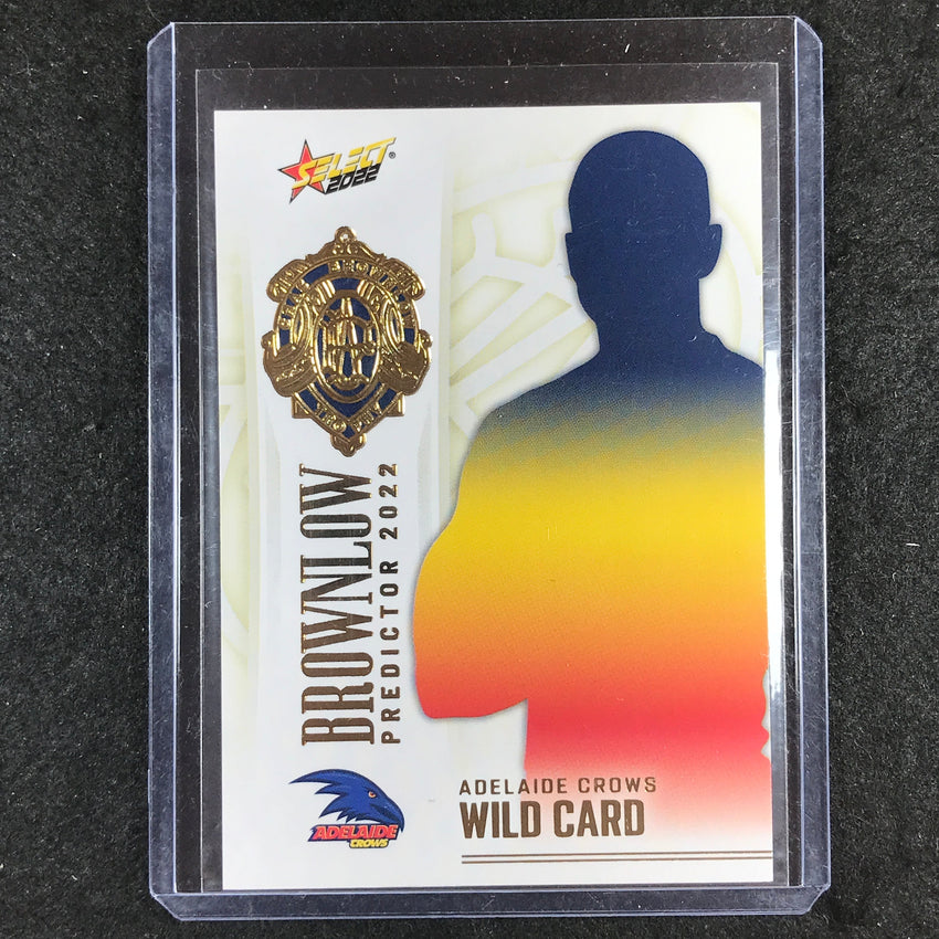 2022 Select AFL Footy Stars ADELAIDE WILDCARD Brownlow Predictor Gold 39/185