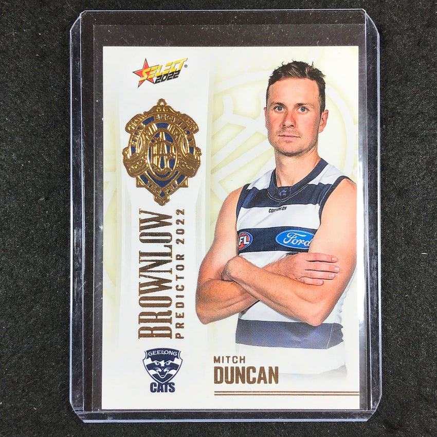 2022 Select AFL Footy Stars MITCH DUNCAN Brownlow Predictor Gold 130/185