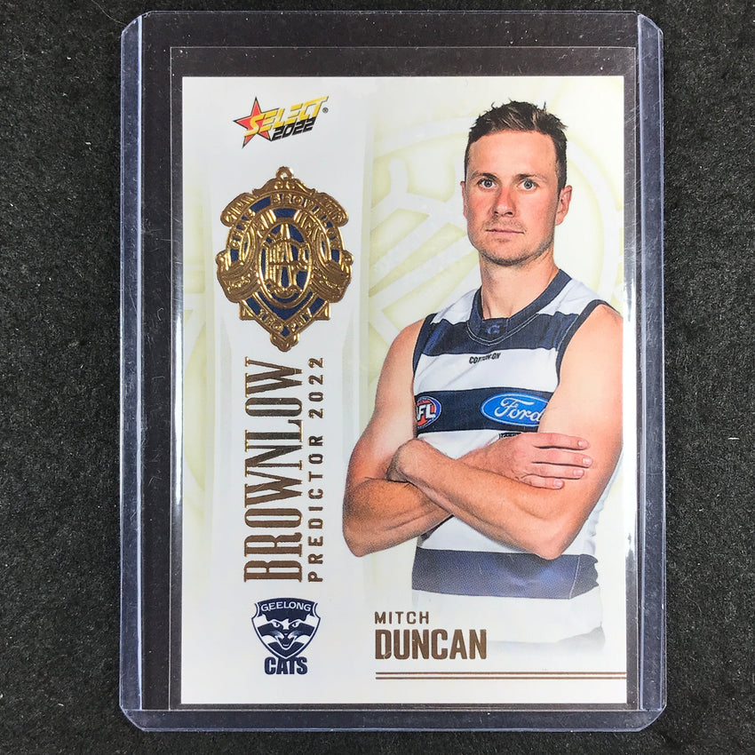 2022 Select AFL Footy Stars MITCH DUNCAN Brownlow Predictor Gold 81/185