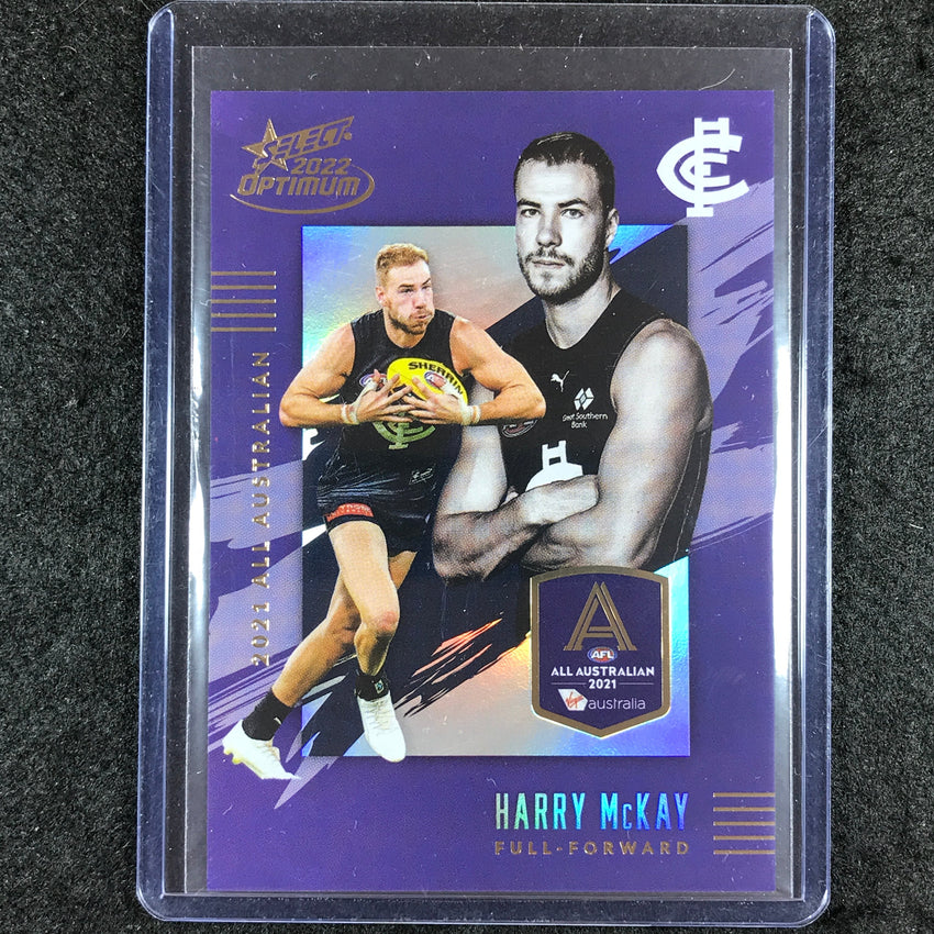2022 Select AFL Optimum HARRY MCKAY 2021 All Australian 57/195