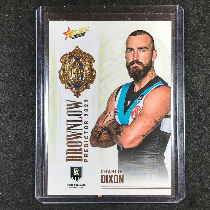 2022 Select AFL Footy Stars CHARLIE DIXON Brownlow Predictor Gold 42/185