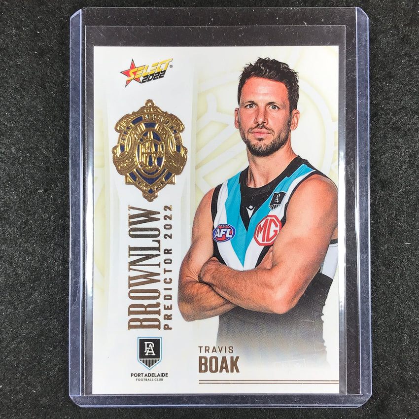 2022 Select AFL Footy Stars TRAVIS BOAK Brownlow Predictor Gold 66/185