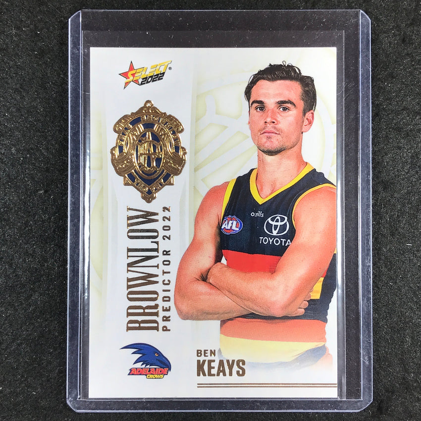 2022 Select AFL Footy Stars BEN KEAYS Brownlow Predictor Gold 162/185