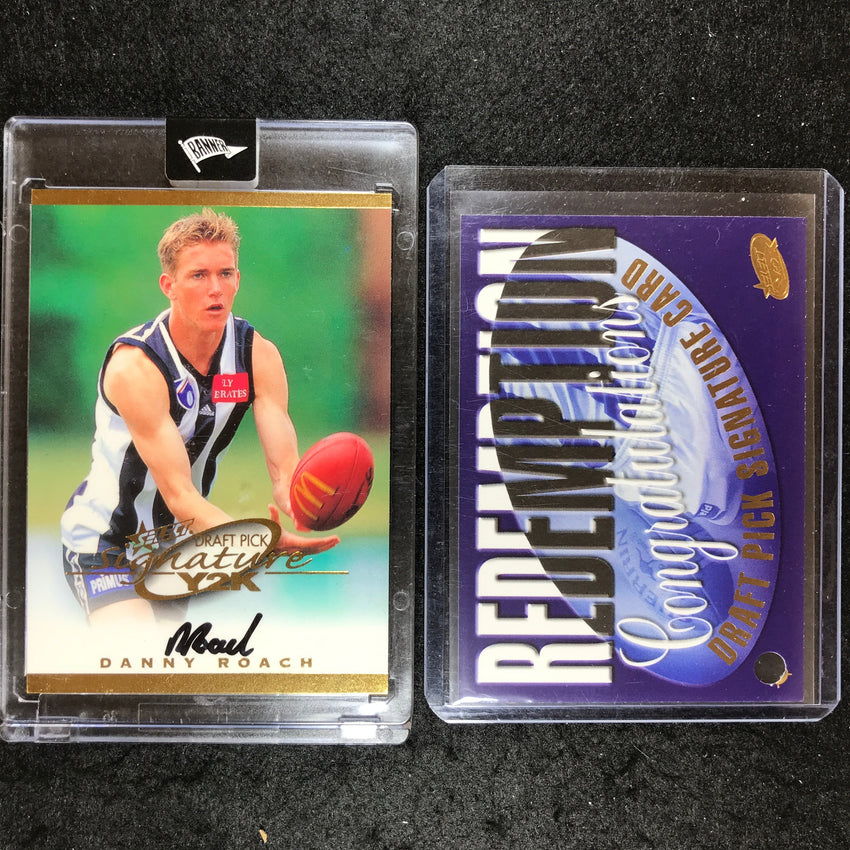 2000 Select AFL Millenium DANNY ROACH Draft Pick Signature 390/800