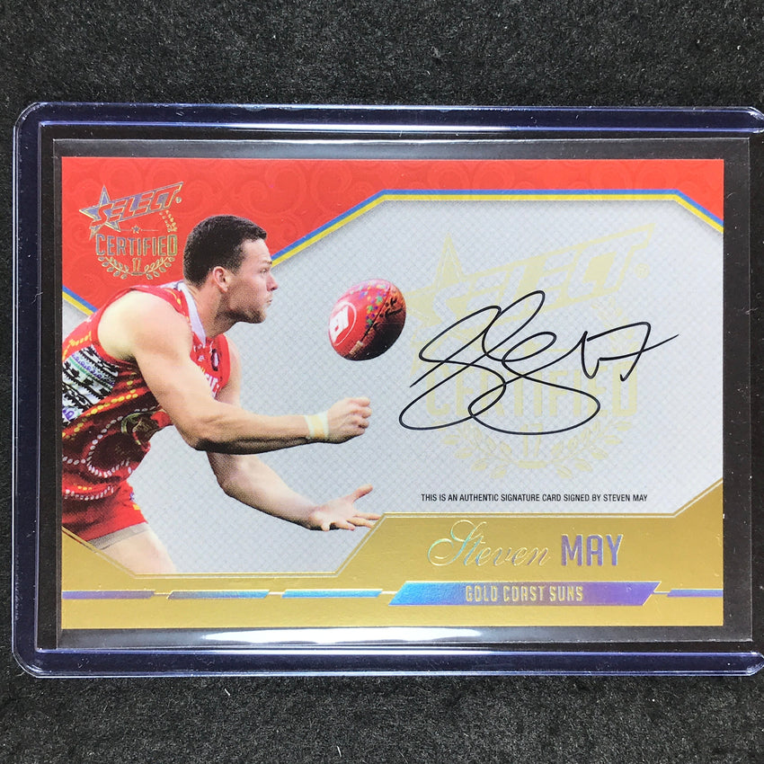 2017 Select AFL Certified STEVEN MAY Signature 61/240