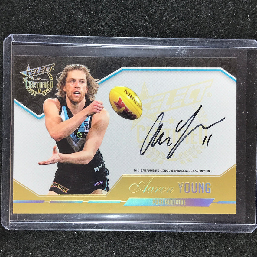 2017 Select AFL Certified AARON YOUNG Signature 231/240
