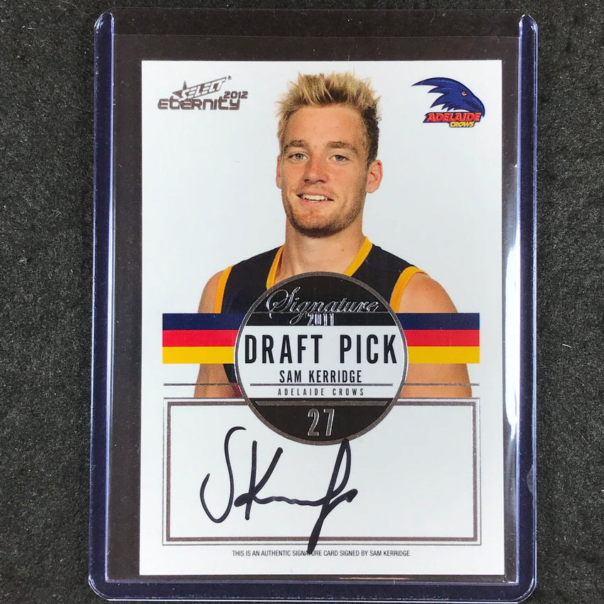 2012 Select AFL Eternity SAM KERRIDGE Draft Pick Signature 138/300