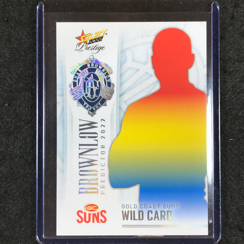 2022 Select AFL Prestige GOLD COAST WILDCARD Brownlow Predictor Platinum 54/60