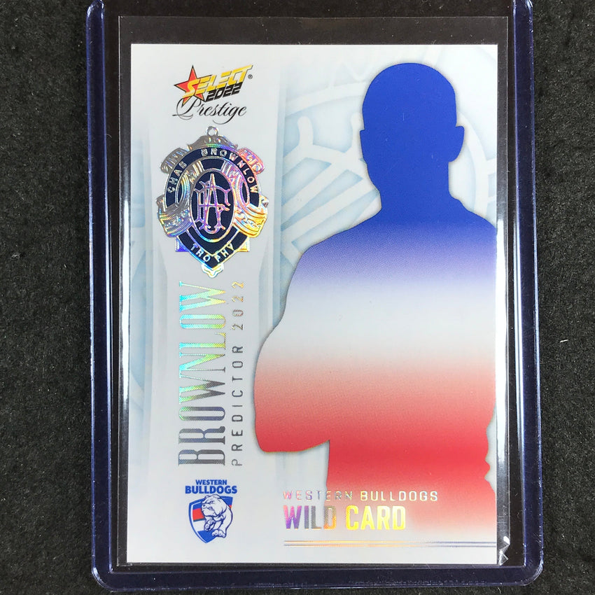 2022 Select AFL Prestige BULLDOGS WILDCARD Brownlow Predictor Platinum 31/60