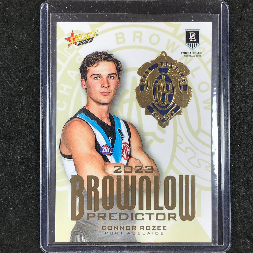 2023 Select AFL Footy Stars CONNOR ROZEE Brownlow Predictor Gold 233/260
