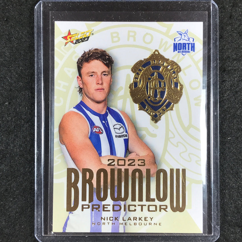 2027 Select AFL Footy Stars NICK LARKEY Brownlow Predictor Gold 16/260