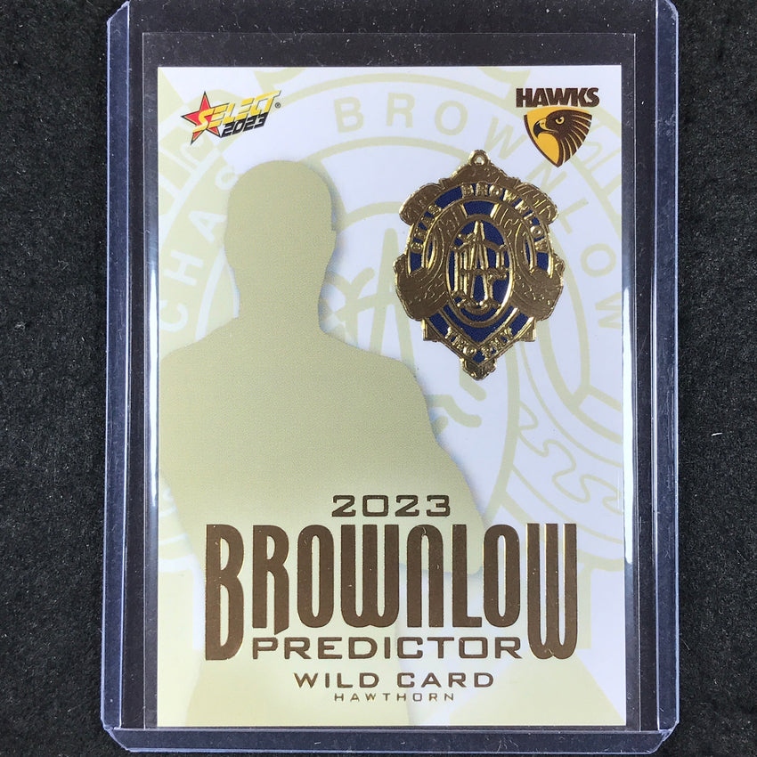2029 Select AFL Footy Stars HAWTHORN WILDCARD Brownlow Predictor Gold 191/260