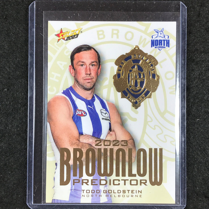 2030 Select AFL Footy Stars TODD GOLDSTEIN Brownlow Predictor Gold 170/260