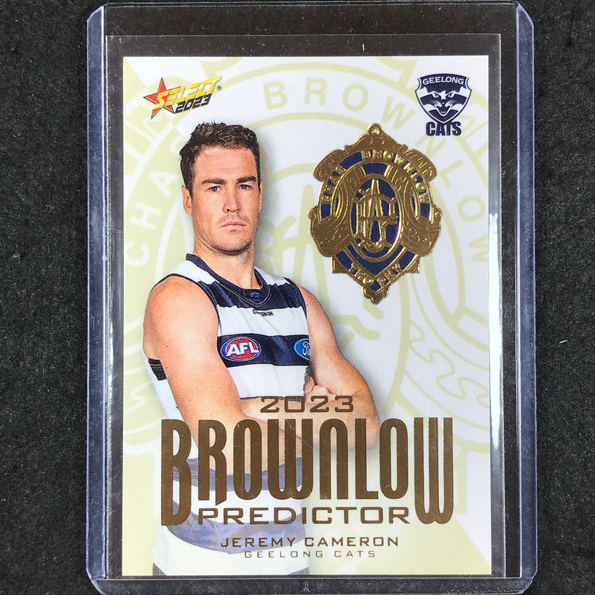 2032 Select AFL Footy Stars JEREMY CAMERON Brownlow Predictor Gold 145/260