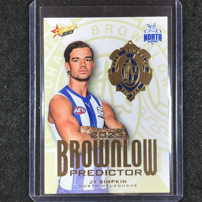 2033 Select AFL Footy Stars JY SIMPKIN Brownlow Predictor Gold 246/260