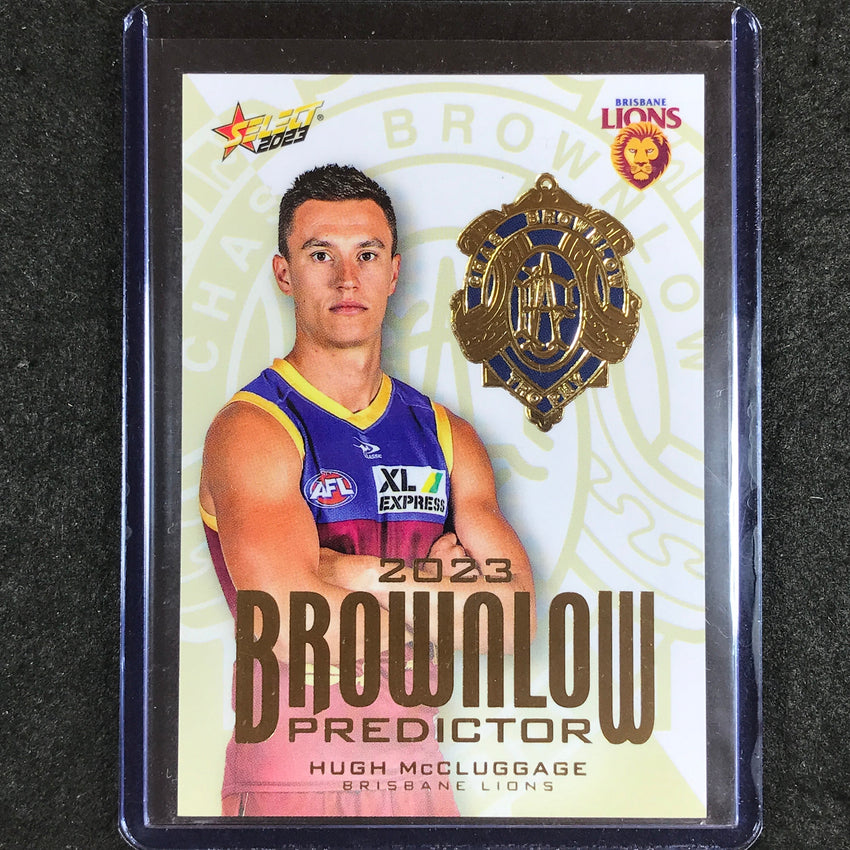 2037 Select AFL Footy Stars HUGH MCCLUGGAGE Brownlow Predictor Gold 191/260
