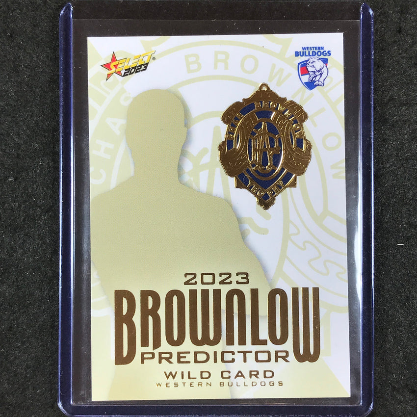 2038 Select AFL Footy Stars BULLDOGS WILDCARD Brownlow Predictor Gold 150/260