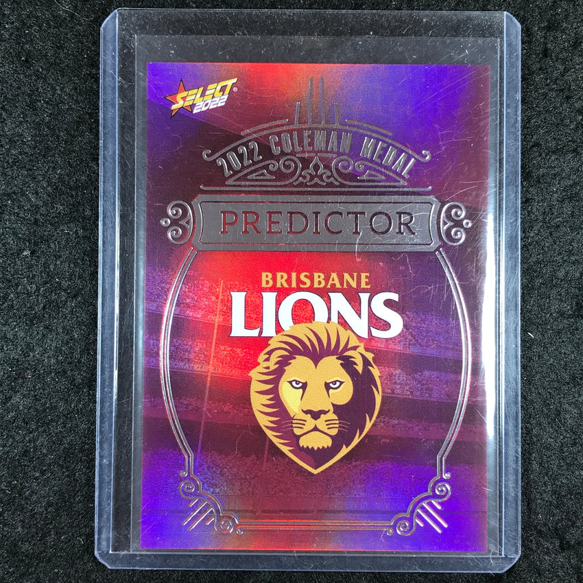 2026 Select AFL Footy Stars BRISBANE Coleman Medal Predictor 123/185