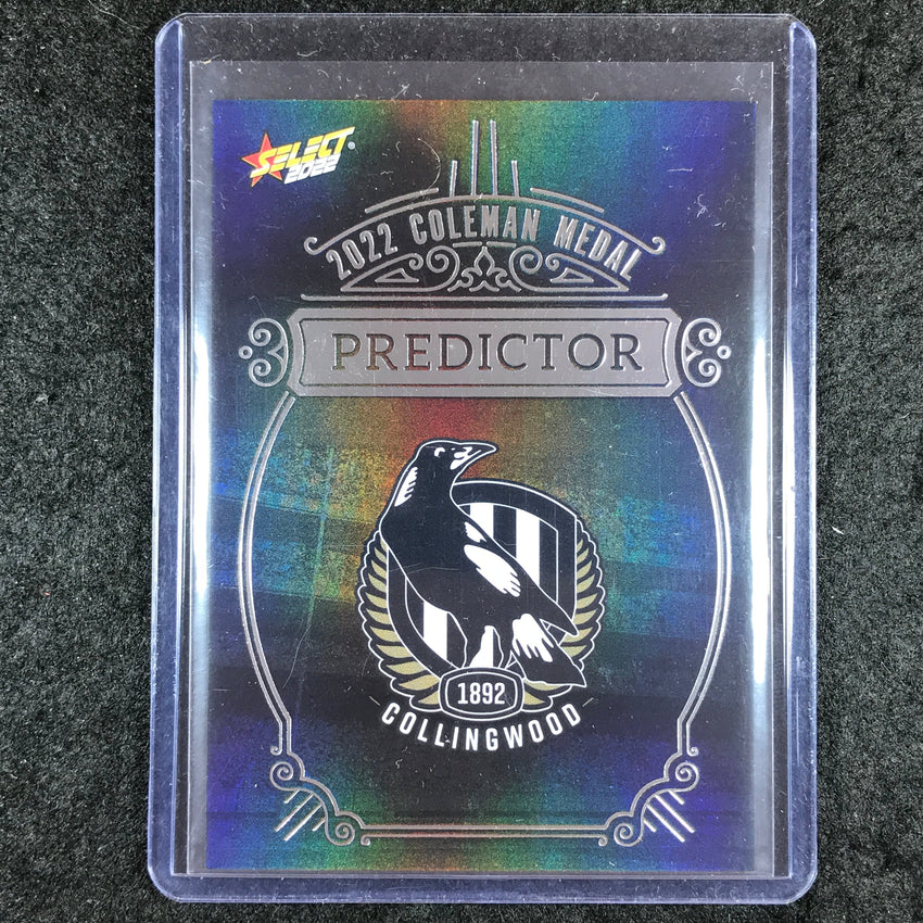 2029 Select AFL Footy Stars COLLINGWOOD Coleman Medal Predictor 131/185