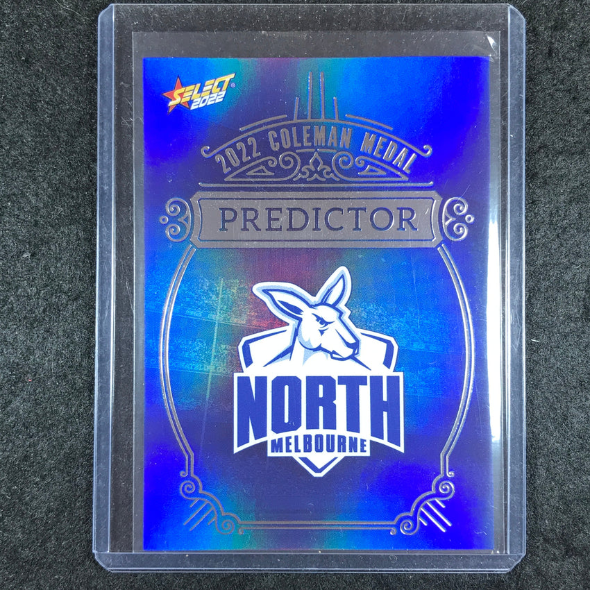 2030 Select AFL Footy Stars NORTH MELBOURNE Coleman Medal Predictor 74/185