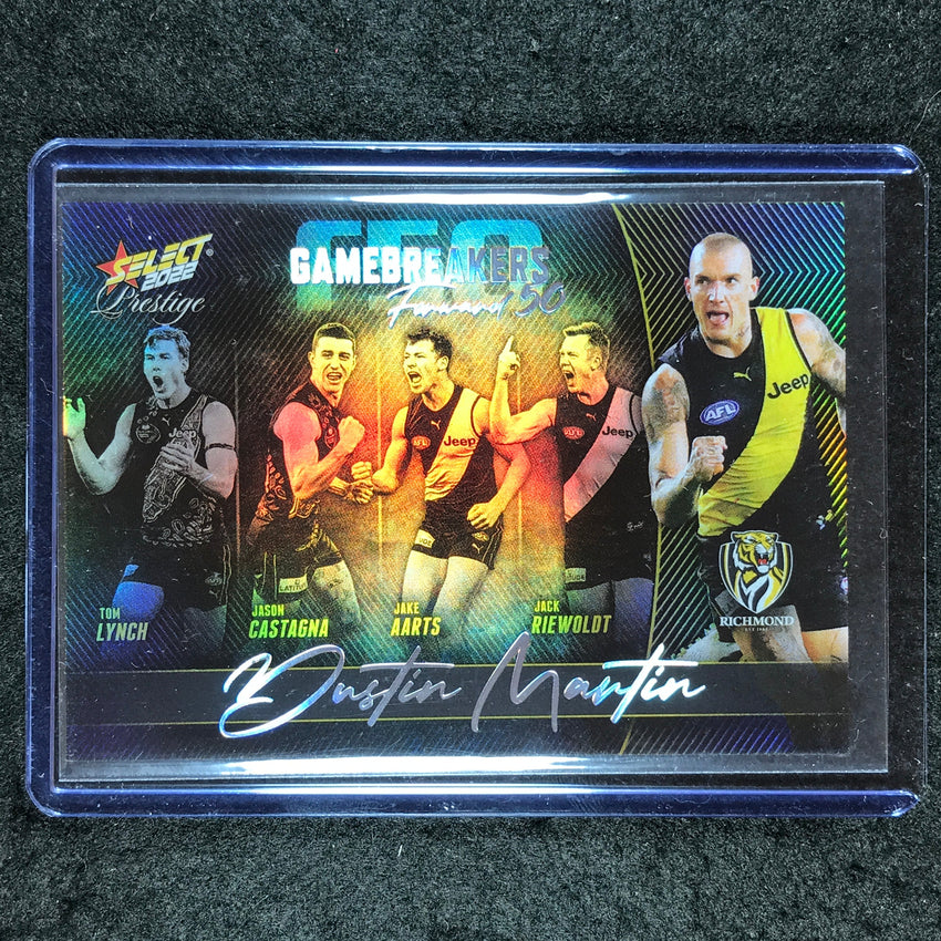 2022 Select AFL Prestige DUSTIN MARTIN Gamebreakers Forward 50 225/750
