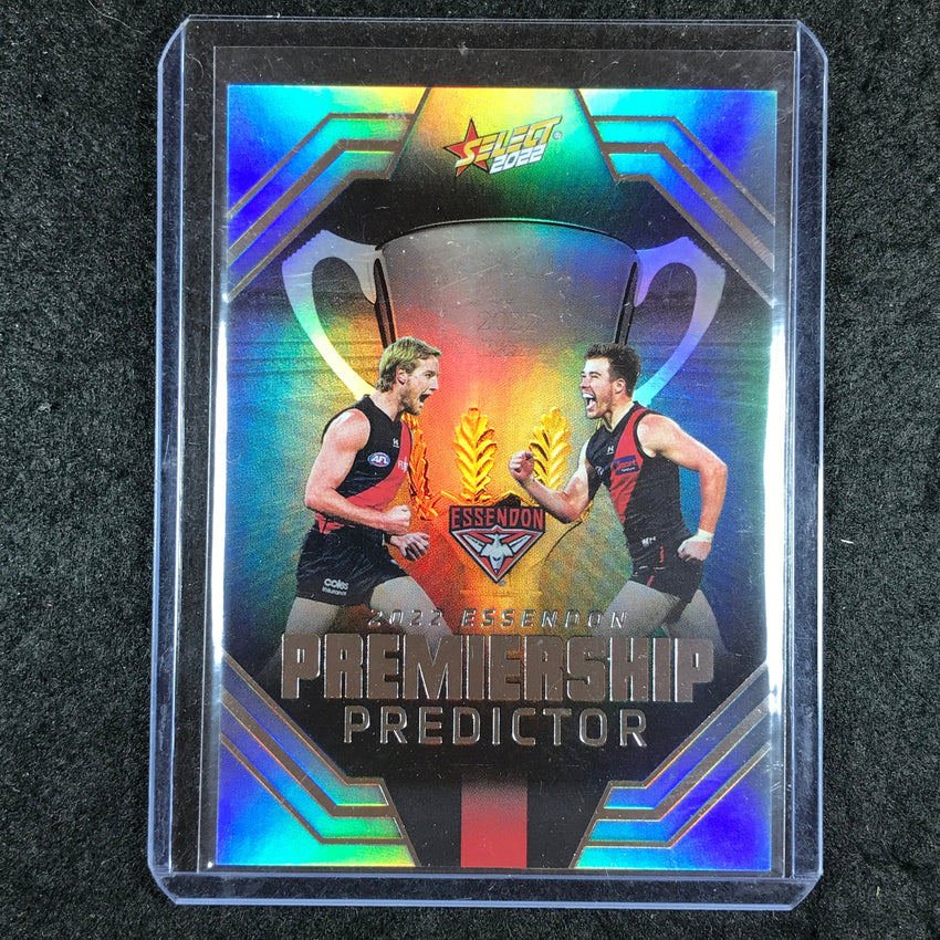 2022 Select AFL Footy Stars ESSENDON Premiership Predictor 73/185