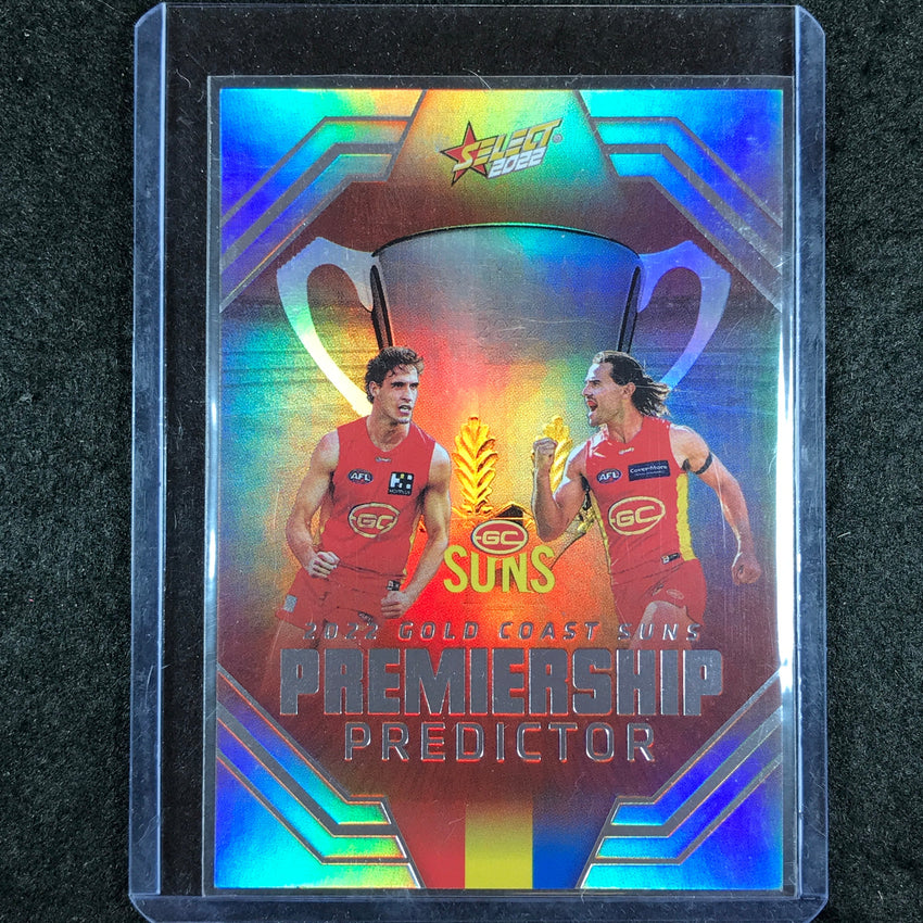 2022 Select AFL Footy Stars GOLD COAST Premiership Predictor 131/185