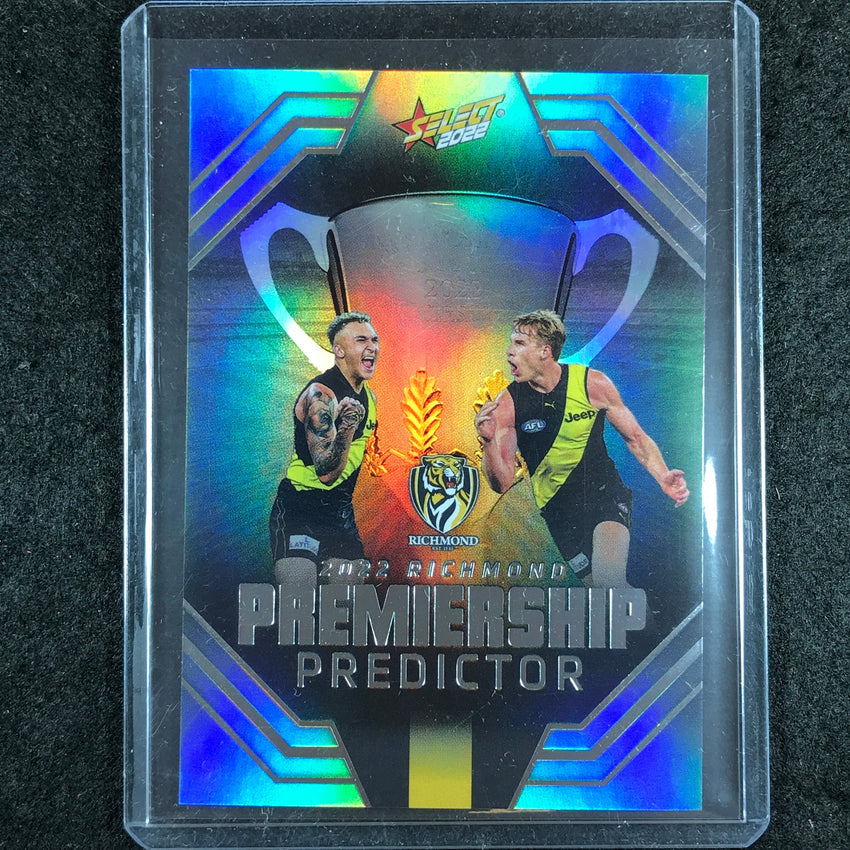 2022 Select AFL Footy Stars RICHMOND Premiership Predictor 43/185