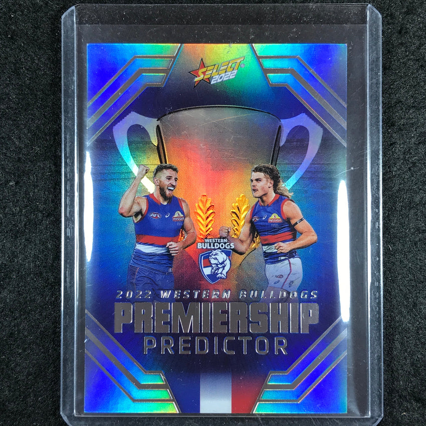 2022 Select AFL Footy Stars WESTERN BULLDOGS Premiership Predictor 141/185