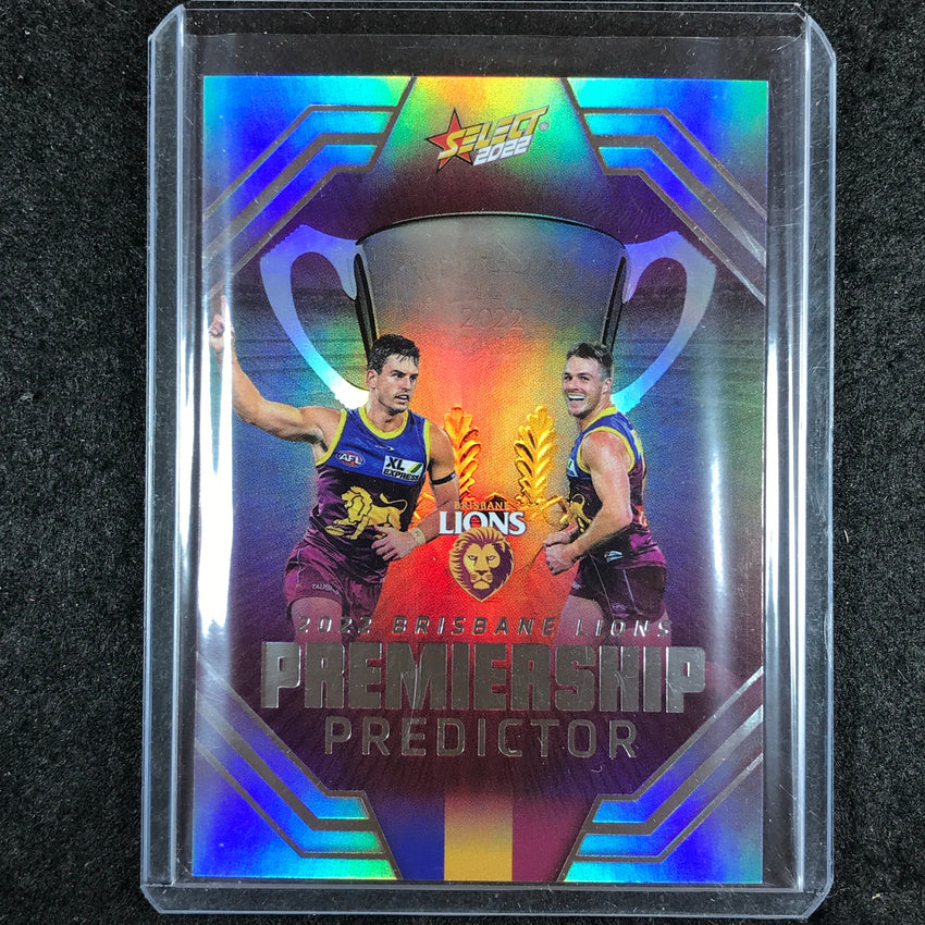 2022 Select AFL Footy Stars BRISBANE Premiership Predictor 100/185