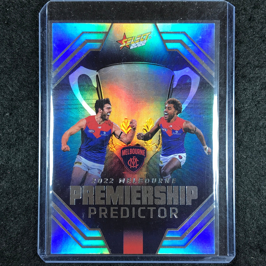 2022 Select AFL Footy Stars MELBOURNE Premiership Predictor 158/185