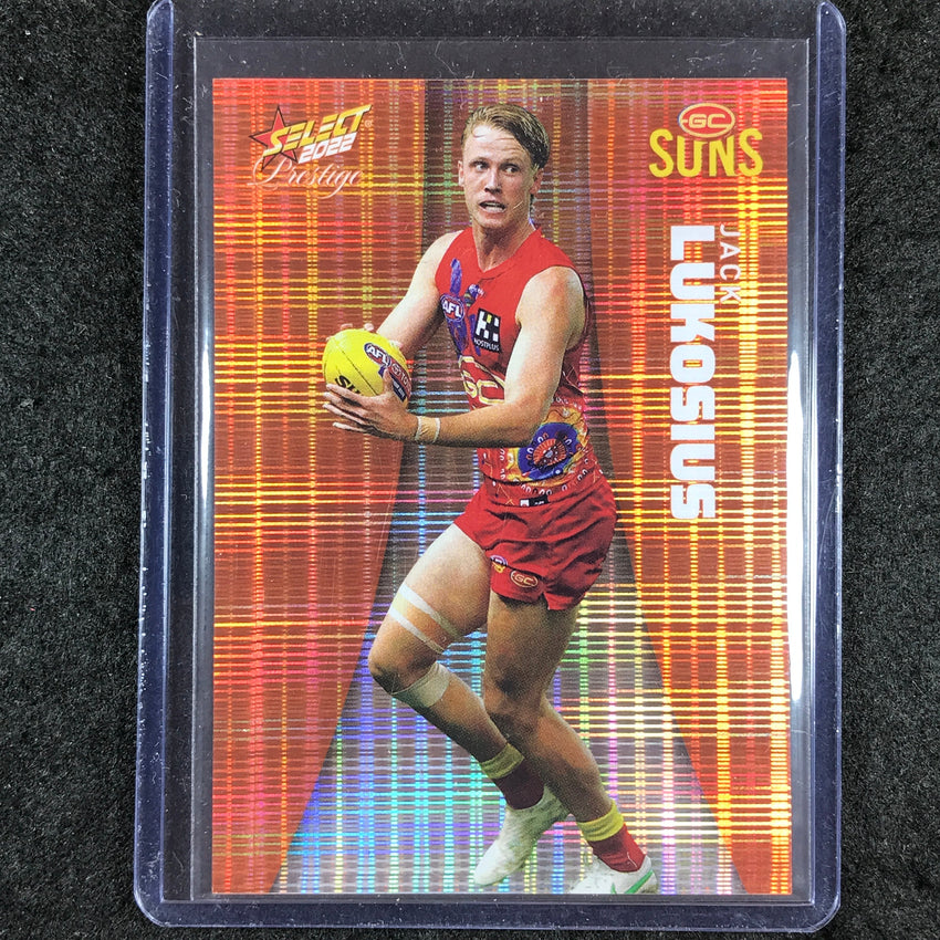 2022 Select AFL Prestige JACK LUKOSIUS Orange 005/210