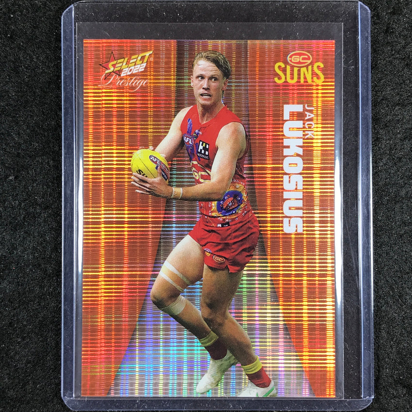 2022 Select AFL Prestige JACK LUKOSIUS Orange 003/210